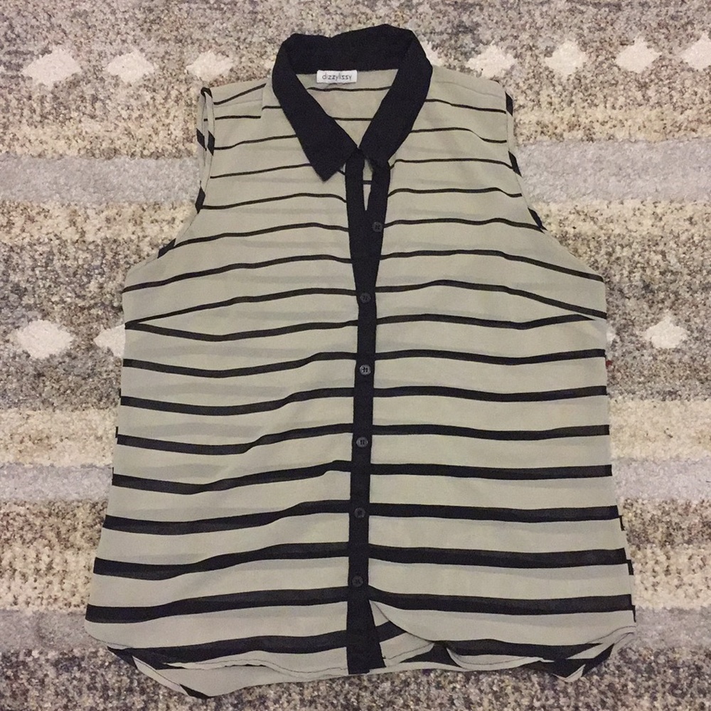 Sheer Dressy Sleeveless Top